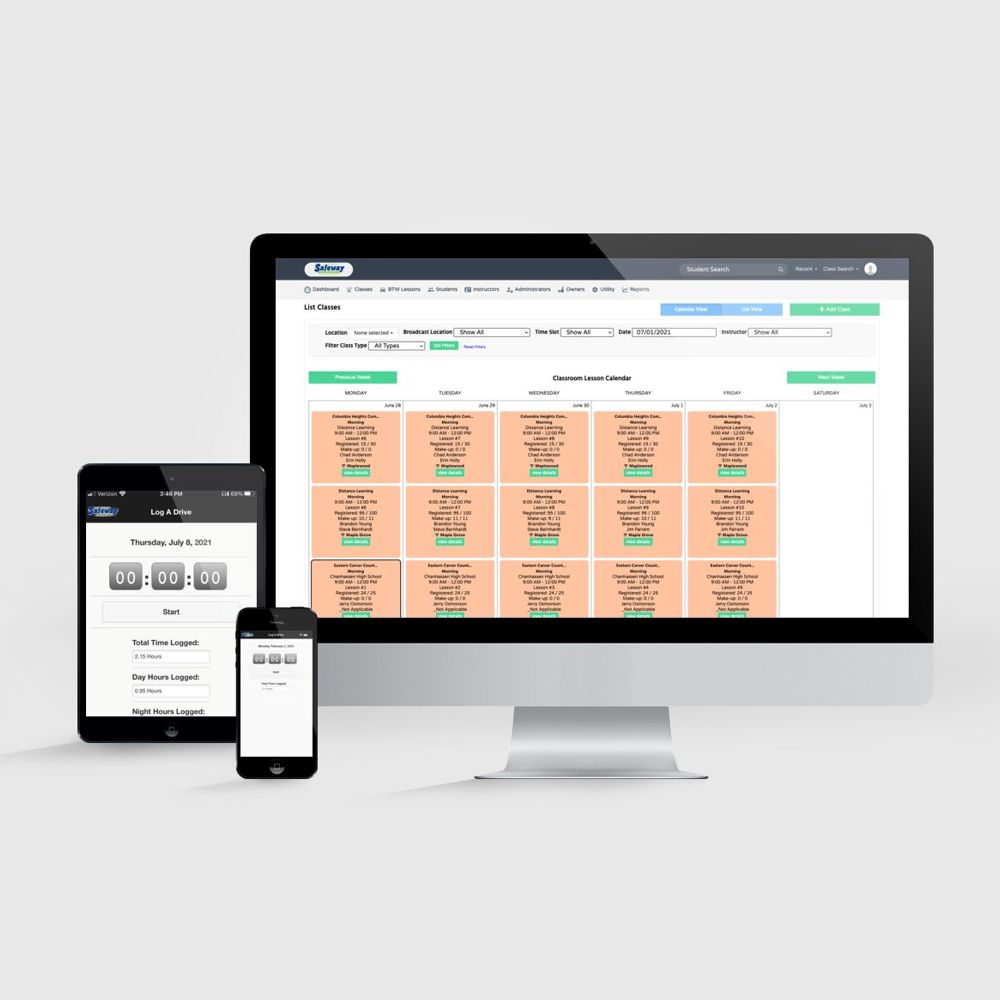 Safeway Driving School - On Multiple Devices